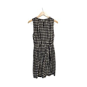 THML Dress SMALL Anthropologie Anthro Black White Polka‎ Dots